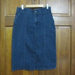 Denim skirt